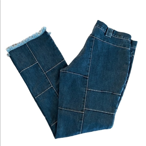 OLD NAVY VINTAGE PATCHWORK JEANS SIZE 13 - Picture 9 of 13